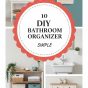 10 DIY bathroom organizer simple
