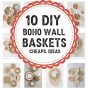 10 DIY boho wall baskets cheap I