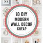 10 DIY modern wall decor cheap.