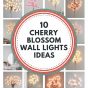 10 Cherry blossom wall lights ideas