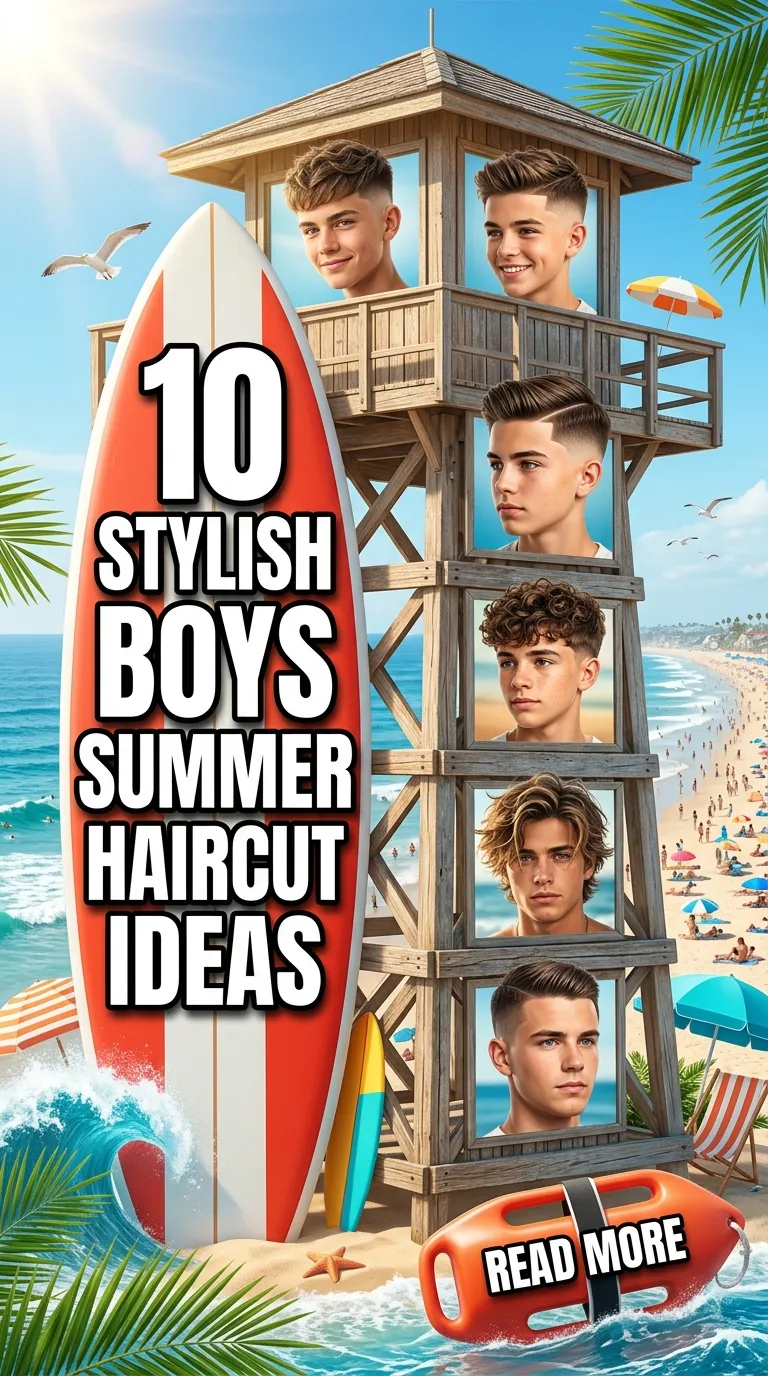 10 Stylish Boys Summer Haircut Ideas