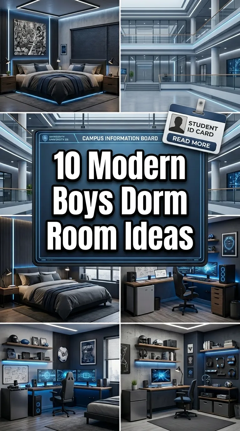 10 Modern Boys Dorm Room Ideas