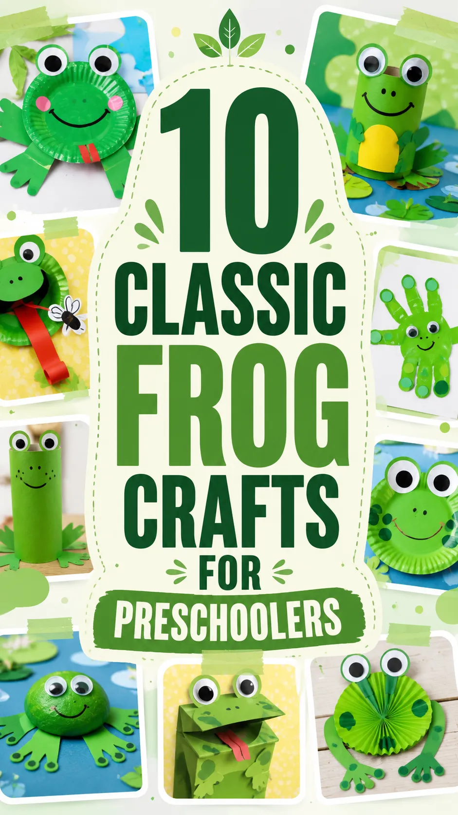 10 Classic Frog Crafts for Preschoolers