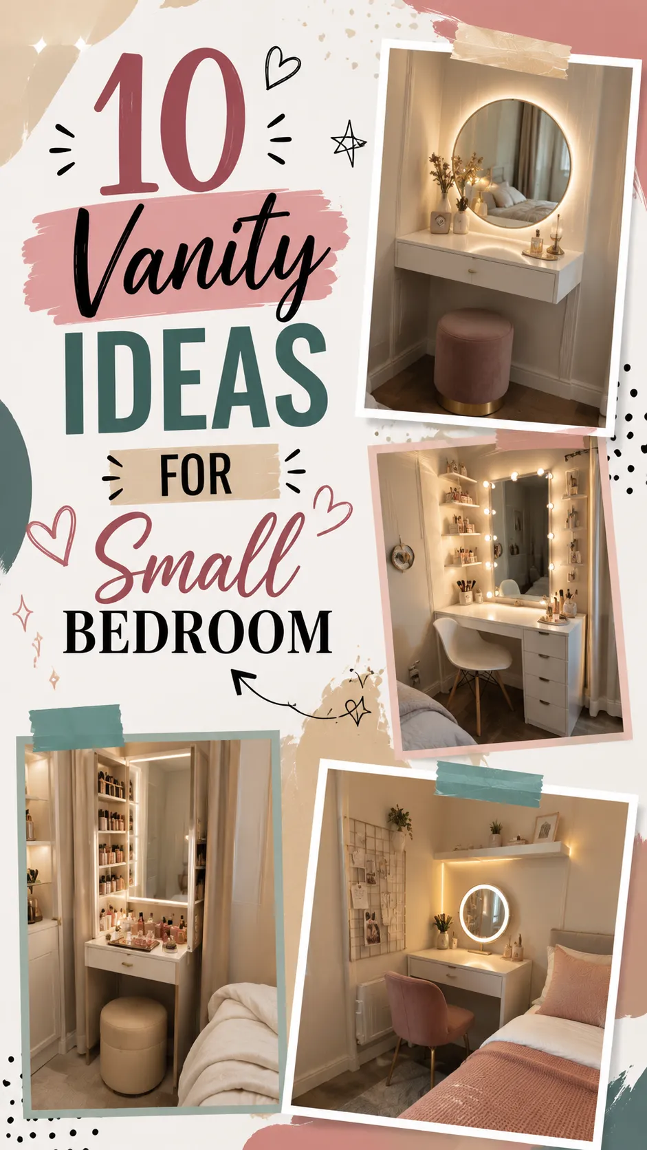 10 Vanity Ideas for Small Bedroom