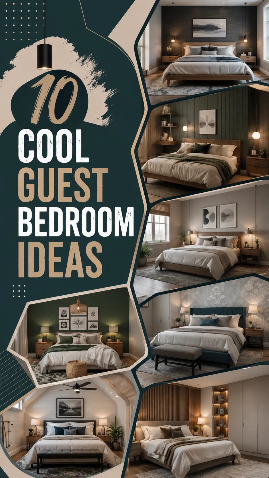 10 Cool Guest Bedroom Ideas
